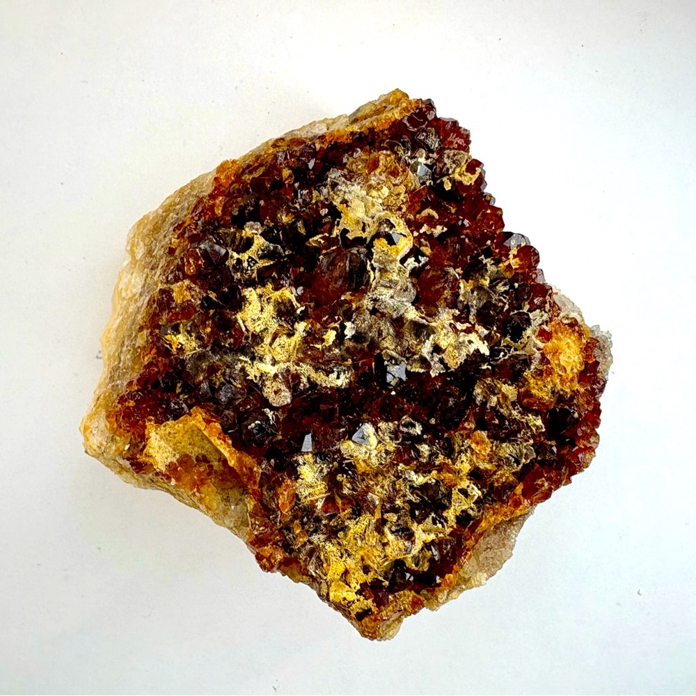 Natural Citrine Cluster with Inclusions - Gemstones Crystals Gift